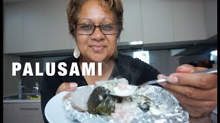 COOK amp EAT WITH FAYE  HOW I MAKE PALUSAMI amp MAKE IT TASTE GOOD [upl. by Gellman]