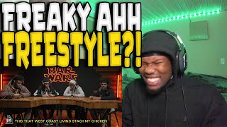 Bar Wars Cypher Ep 3  Kai Bandz John Mackk Lil Seeto amp Lul Booga  West Coast Livin REACTION [upl. by Lehacim]