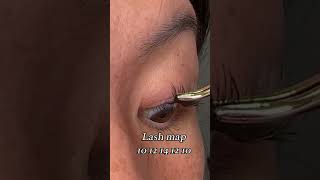 Lash map 10 12 14 12 10 keyyoulashlashes [upl. by Leban542]