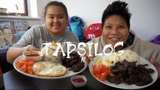 TapSiLog Filipino Food Mukbang Eating show [upl. by Reivaxe946]