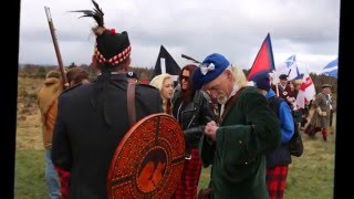 CULLODEN BATTLEFIELD 270th COMMEMORATION 16 APRIL 2016 [upl. by Noelopan749]