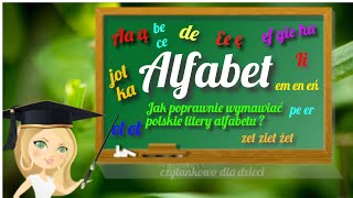 Alfabet  prezentacja i wymowa polskich liter [upl. by Aileda234]