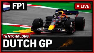 F1 Live  Dutch GP FP1 Watchalong  Live Timing and Reaction [upl. by Justine]