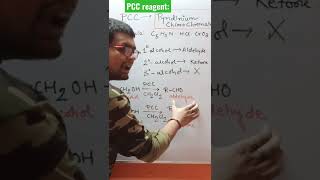 PCC oxidation of alcohols PCC oxidising agentRole of pyridinium chloro chromate reagents shorts [upl. by Ahseiym]