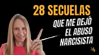 28 SECUELAS DEL ABUSO NARCISISTA [upl. by Nyleahcim]