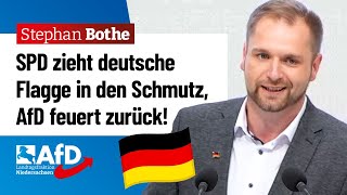 SPD zieht Deutschlandflagge in den Schmutz AfD feuert zurück – Stephan Bothe AfD [upl. by Anilatac678]