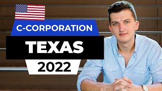 How To Start C corporation in Texas  Step By Step Guide 2022 [upl. by Ecilahs]