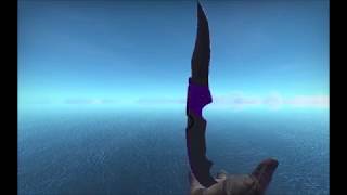 CSGO Falchion knife ultraviolet field testedminimal wear [upl. by Ramled]