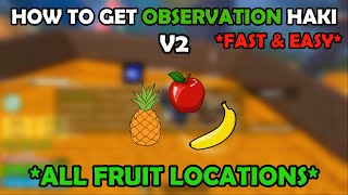 How To EASILY Get KenObservation Haki V2 in Blox Fruits [upl. by Aran965]