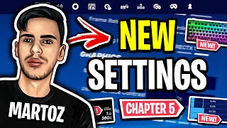 Martoz NEW Settings in Fortnite Chapter 5 BEST STRETCH RES [upl. by Kaitlyn664]