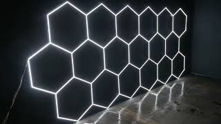 Homemade hexagonal LED light [upl. by Perri]