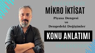 26 Mikro İktisat Ünite 6 Piyasa Dengesi ve Dengedeki Değişmeler [upl. by Ulrike]