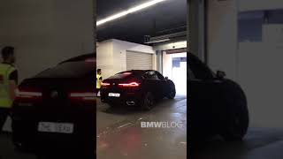 EXCLUSIVE BMW X6 Vantablack rolling on the street [upl. by Iives320]