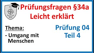 SKP 04Teil4 SACHKUNDE §34a GewO PRÜFUNGSFRAGEN einfach erklärt Vorbereitung auf die SACHKUNDEPRÜFUNG [upl. by Kisung]