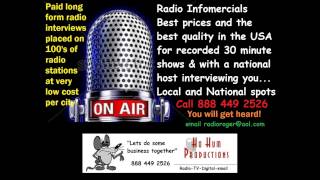 radioinfomercial30 minute showpricecostproduction [upl. by Godewyn]