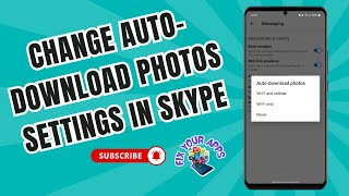 How to Change the AutoDownload Photos Settings in Skype [upl. by Cooper]