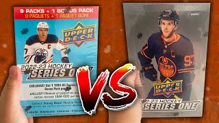 Shocking Finale  Hobby Vs Retail Upper Deck Series 1 20222023 [upl. by Klarrisa]