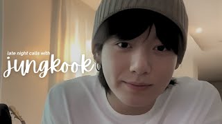 bts imagine late night calls with jungkook [upl. by Yemerej]