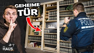 Wir bauen einen GEHEIMEN RAUM  findet ihn die POLIZEI  Das Haus Projekt  Folge 7 [upl. by Ralston66]