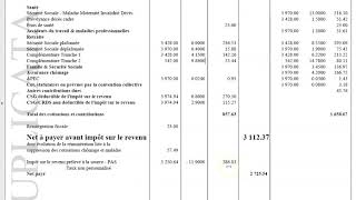 P4 Le calcul des cotisations sociales dans le bulletin de paye [upl. by Yruok823]