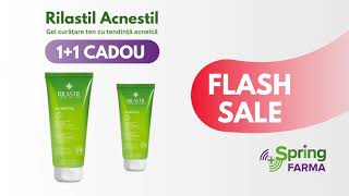 FLASH SALE 11 CADOU Rilastil Acnestil Gel de curățare  springfarmacom [upl. by Farron581]