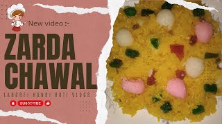 2 kilo zarda chawal banane ka tarika How to make zarda sweet rice pakistani style [upl. by Kung181]