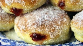 Pączki  Polish Jelly Donuts  Oven Baked Doughnuts [upl. by Dirk854]