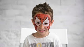 Pintacaras SPIDERMAN para Niños 🕷️ [upl. by Rieth]