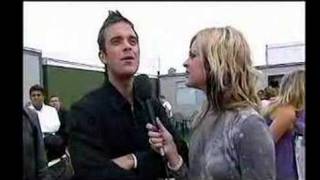 Robbie Williams  Live 8 interview [upl. by Fromma]