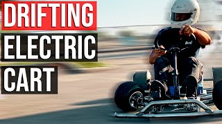 Drifting Battle Aero NEW Electric Drift Kart [upl. by Horan711]