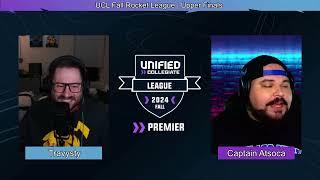 Unified Collegiate League  Rocket League  Harrisburg University vs Radford University [upl. by Leckie606]