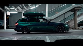 BMW M3 Touring 2023  Dawn of the Beast  Rolling with a Roof Box  4K [upl. by Clari235]