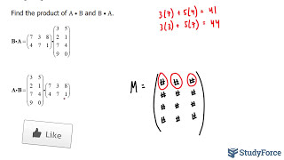 Multiply two matrices together Question 2 [upl. by Aynotahs31]