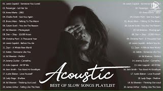 Acoustic Slow Songs Cover 2022  Best Of Slow Songs Playlist 2022 [upl. by Niarb]