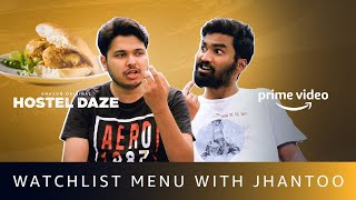 Watchlist menu with Jhantoo amp Jaat  Hostel Daze Season 2  Amazon Prime Video [upl. by Carlos641]