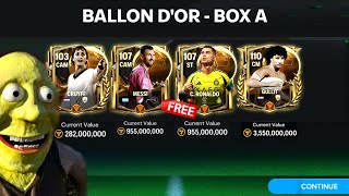 My Biggest Ever Ballon D’Or Pack Opening ft Gullit Messi Ronaldo Cruyff [upl. by Eniksre]