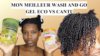 MON MEILLEUR WASH AND GOCHEVEUX CRÉPUS TYPE 4  GEL ECO STYLER VS CANTU [upl. by Inessa]