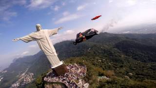 Jeb Corliss flying by Christ with friends [upl. by Ttayh144]