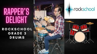 Rappers Delight  Rockschool Grade 3 Drums  Tone Labs Music [upl. by Sikes558]