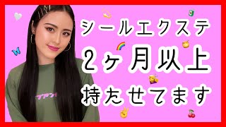 【シールエクステ🦋】長持ちさせる方法✌️日々のケア次第で変わります❣️🧴【取れにくくする秘訣】【おすすめシャンプー】 [upl. by Naxor]