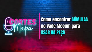 COMO ENCONTRAR SÚMULAS NO VADE PARA USAR NA PEÇA [upl. by Josephine]