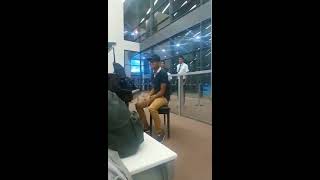 Piano Variations on Pachelbels Canon in D Airport public [upl. by Nnylarac]