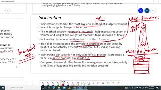 C08L02 Sludge Treatment Drying Dewatering Incineration Composting amp Method of Sludge Disposal [upl. by Tizes]