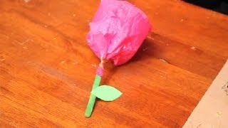 Creative Crafts With Flowers for Kids  Valentines Day Crafts [upl. by Deborath376]