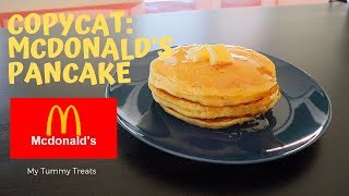 COPYCAT McDonalds Pancake RECIPE [upl. by Sapienza]