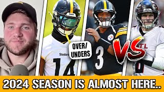 Steelers 2024 Player Props amp Predictions  Steelers x Falcons Week 1 Preview [upl. by Chadbourne407]