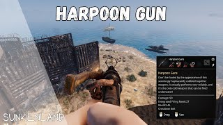 Sunkenland  The NEW Harpoon Gun [upl. by Elfstan931]