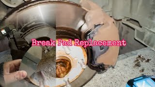 Front Break Pads Replacement for Toyota Avensis 201120 breakpads replacements [upl. by Tiffy]