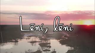 Mārtiņš Ruskis  Lēni lēni Official lyric video [upl. by Ahsital909]