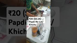 ₹20 024 Papdi No LotKhichu foodlover healthy food foodie streetvendor streetfood nasta [upl. by Jaye]